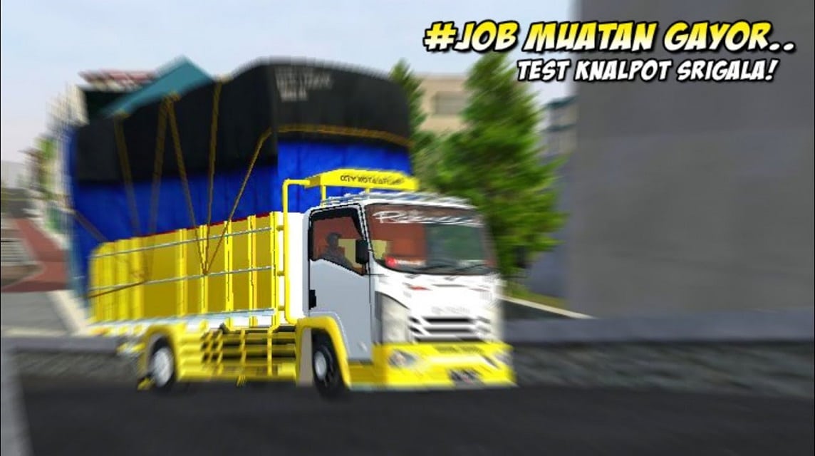 Mod Bussid Truck Canter Knalpot Serigala