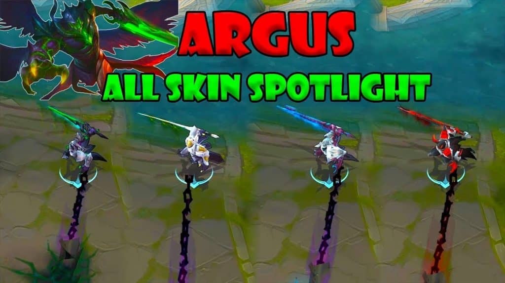 Complete Row of Argus MLBB Skins for 2023