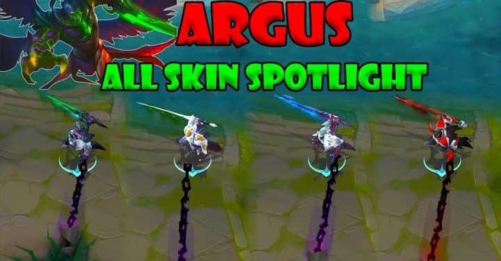 Complete Row of Argus MLBB Skins for 2023
