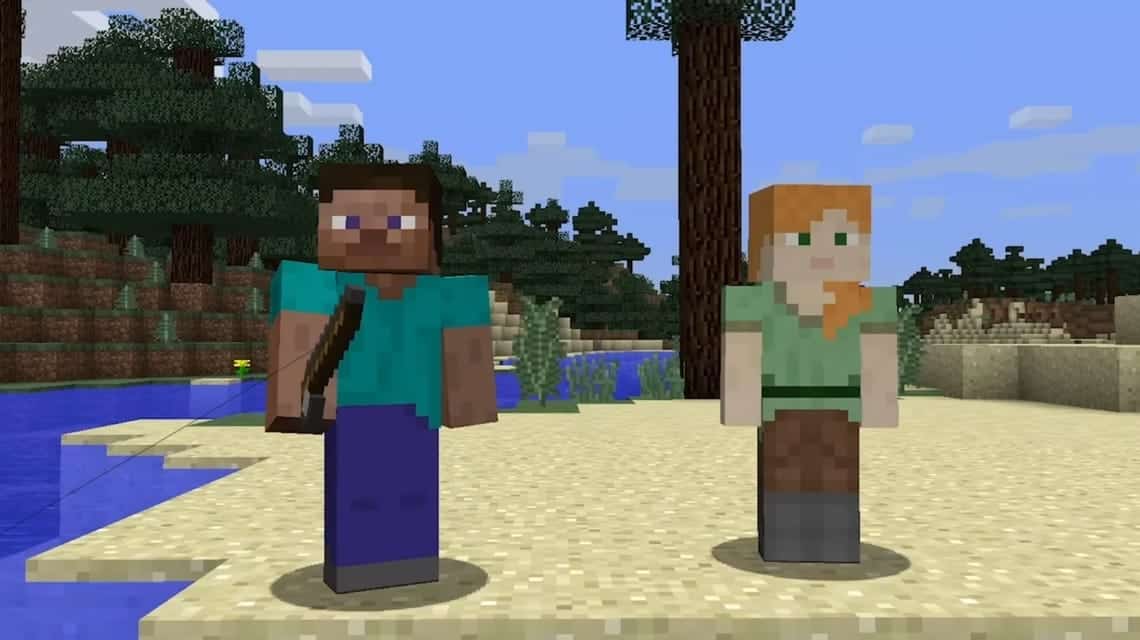 Steve and Alex Minecraft