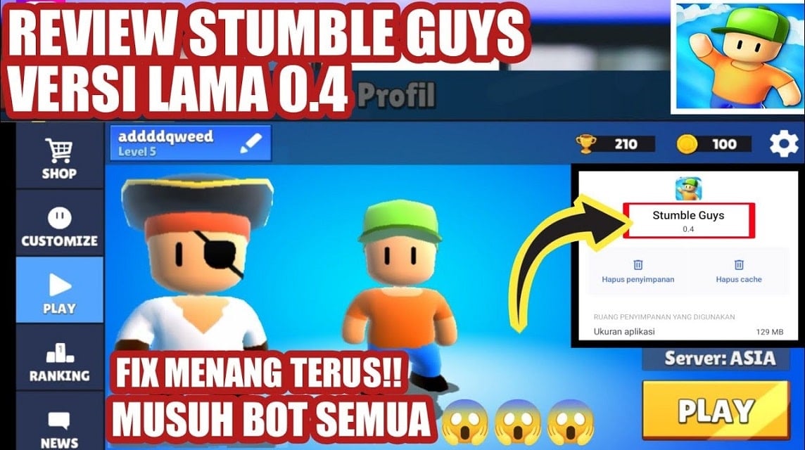 App Stumble Guys Diamond Trick Mod Android game 2022 