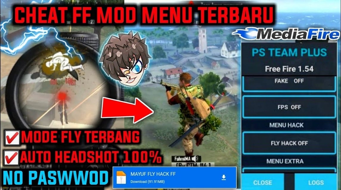 FFH4X Mod Menu Apk Download Mediafıre Hack Free Fire