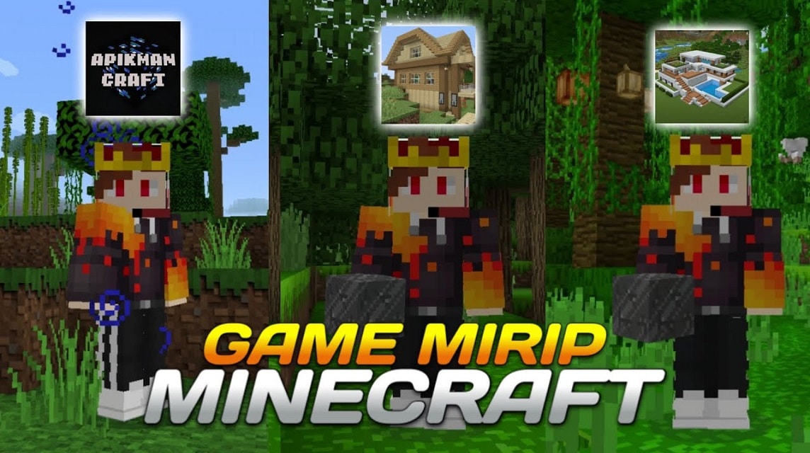 TOP 5 BEST GAMES LIKE MINECRAFT PE for FREE in 2022 - (NEWEST MCPE Copy  Games) 