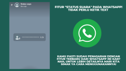 Cara Membuat Status WhatsApp Pakai Suara