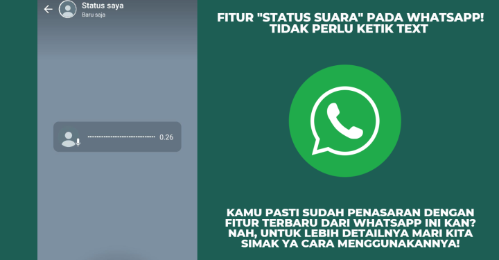How to Make WhatsApp Status Using Voice