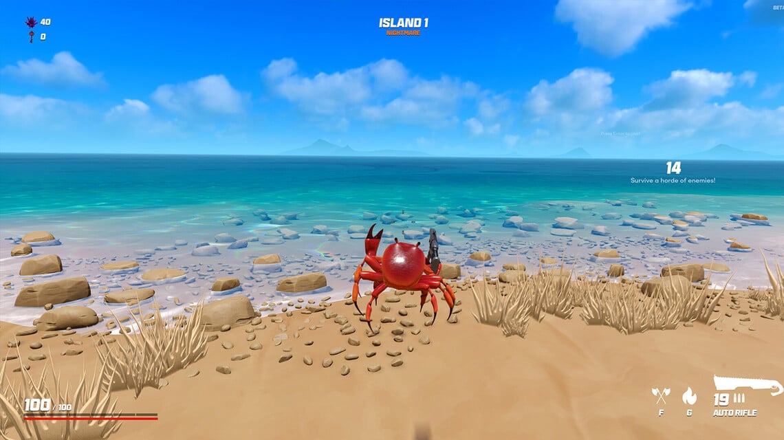 Crab Champions Arcade Game