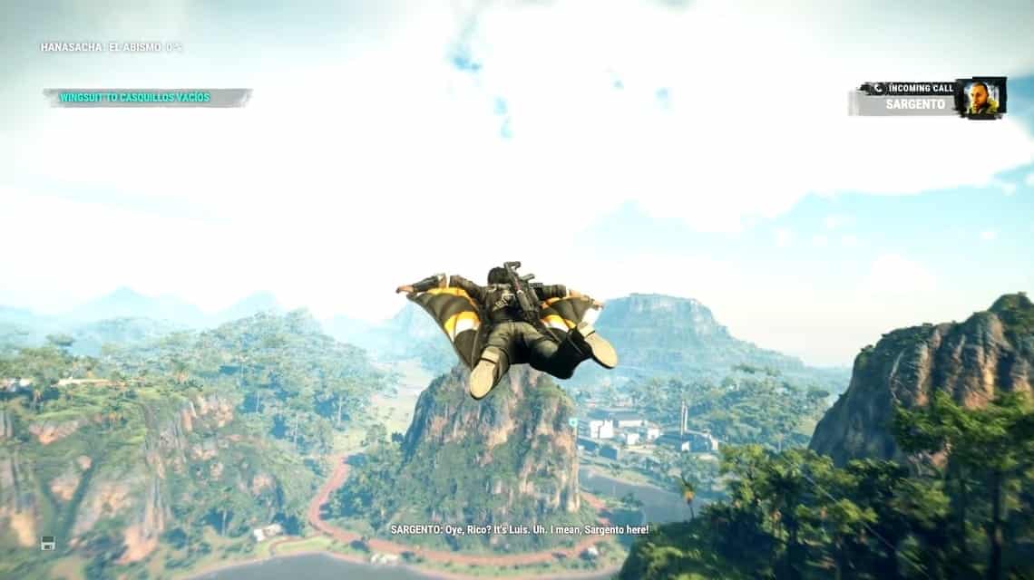 Wingsuits in Just Cause 4