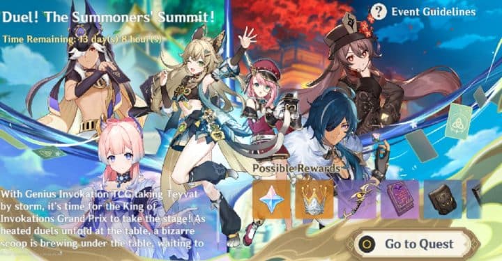 Duellführer! Summoners Summit Genshin Impact 3.7