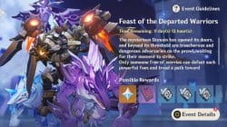 Feast of the Departed Warriors Genshin Impact 3.7 Guide