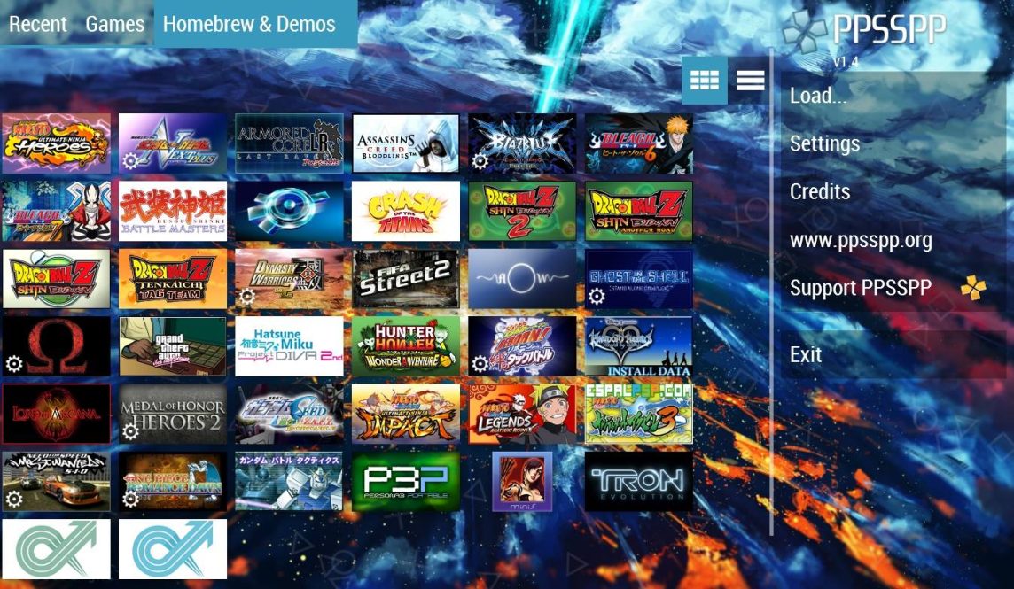 small size ppsspp games