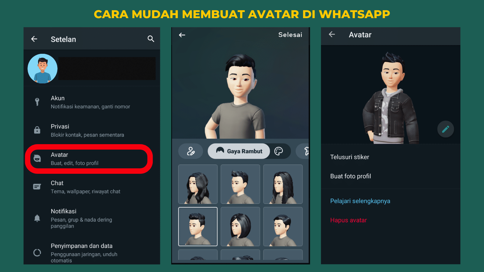 How to Make an Avatar on WhatsApp