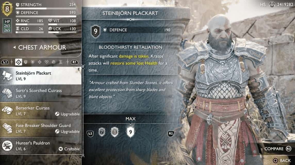 God of War Ragnarok best armor: Where to find Lunda's armor in