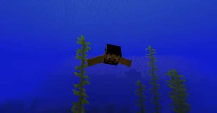 Wie man in Minecraft unter Wasser atmet, es ist ganz einfach!