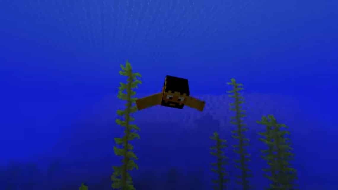 Wie man in Minecraft unter Wasser atmet
