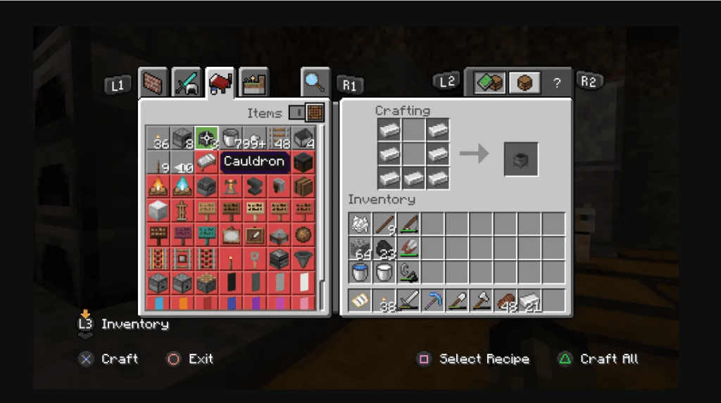 The Easy Way to Make a Cauldron in Minecraft