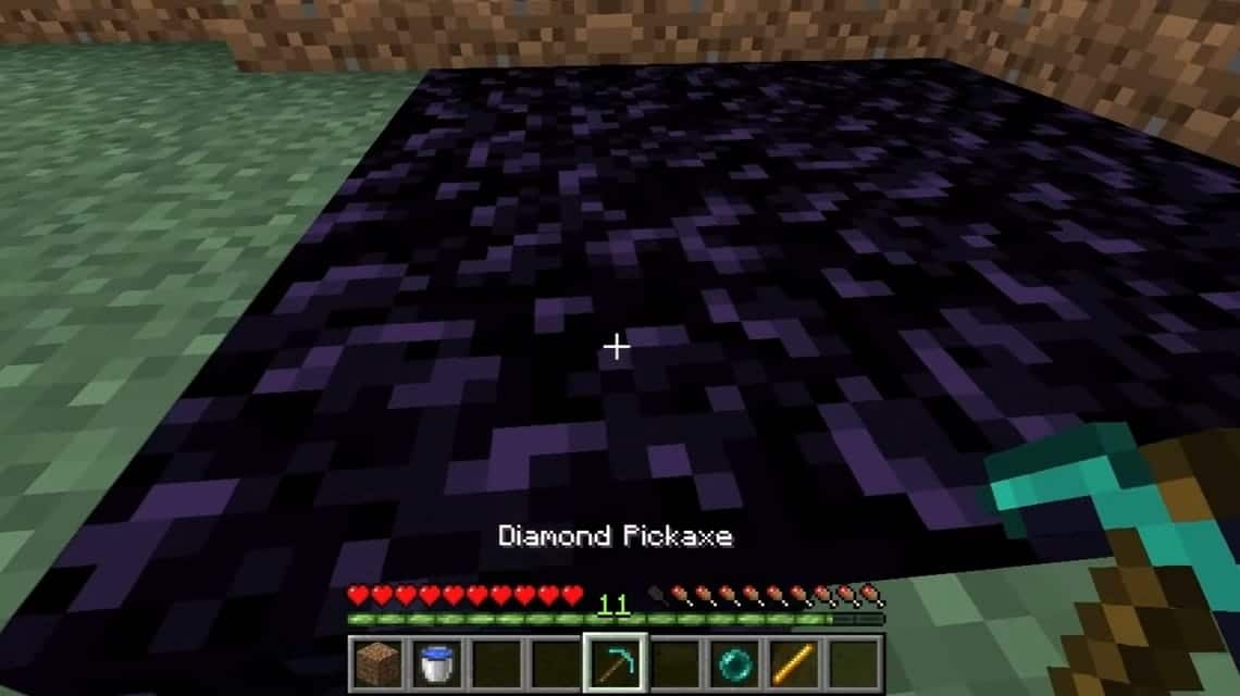 Minecraft-Ender-Truhe-Rezept – Diamant-Spitzhacke