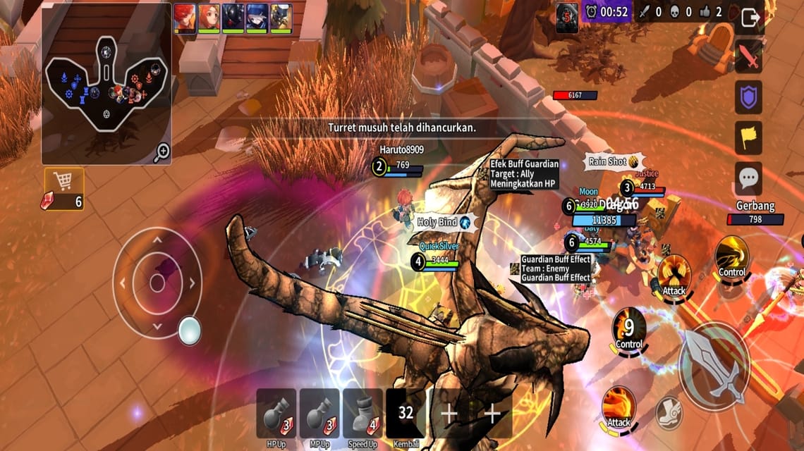 Gameplay of Fights of Legends