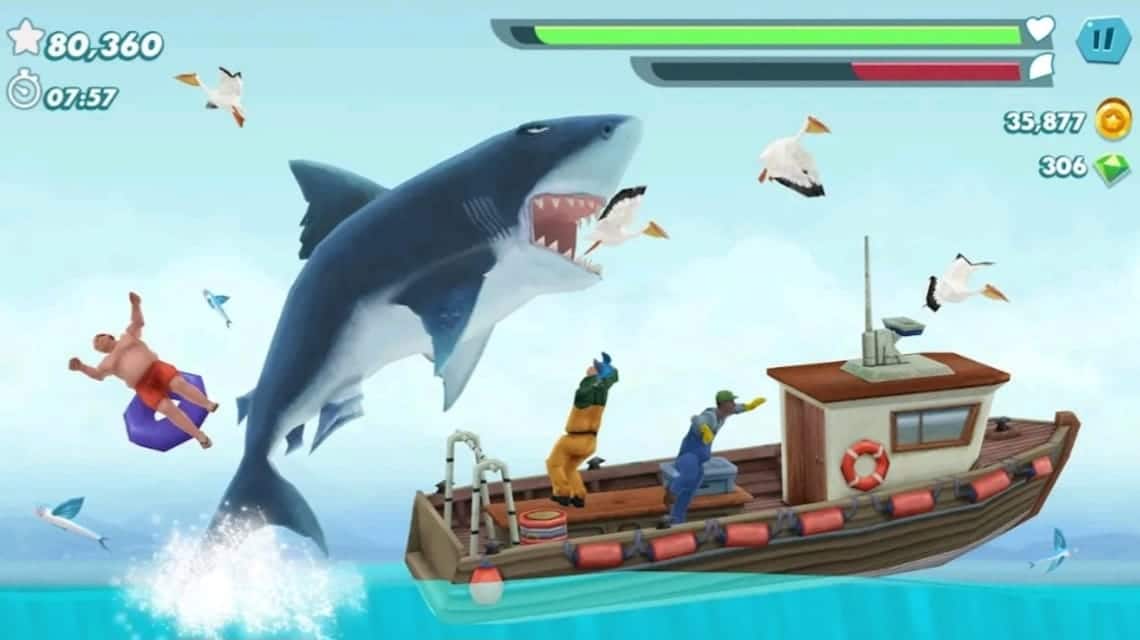 Laden Sie das Spiel Offline herunter – Hungry Shark Evolution