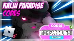 Code List Kaiju Paradise August 2023