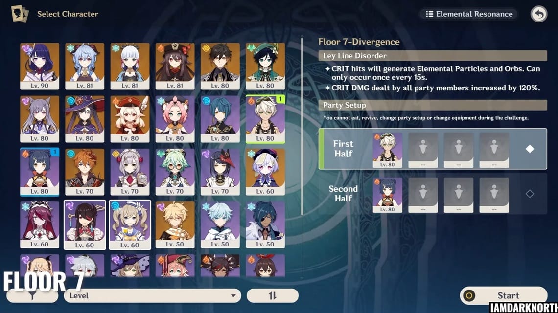 Floors with 2 team missions