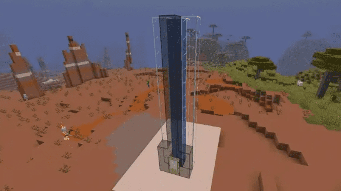 Minecraft Water Elevator