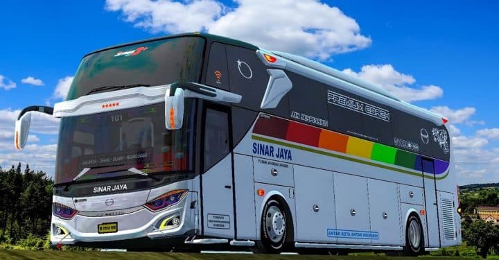 Inilah Livery Bussid Sinar Jaya, Buruan Download!