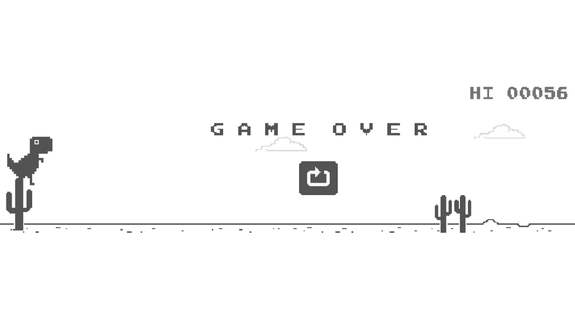 Easy Way to Play Dino Game in Google Chrome