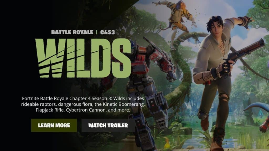 20 Fortnite-Charaktere in Kapitel 4, Staffel 3