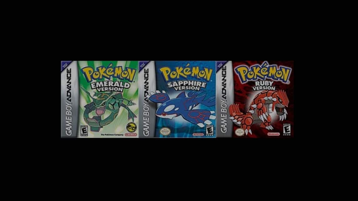 Pokemon Black White Ruby Sapphire Set / Nintendo DS NDS GBA / Japanese  Genuine