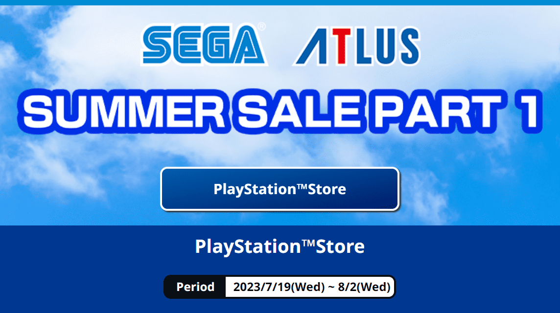 Sega Summer Sale Part 1