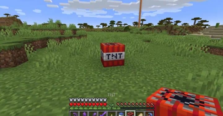 Minecraft의 TNT 레시피, 만드는 방법?