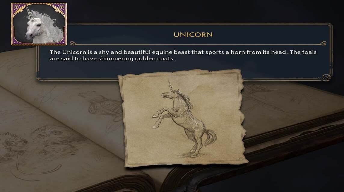 Hogwarts Legacy Beasts: Unicorns