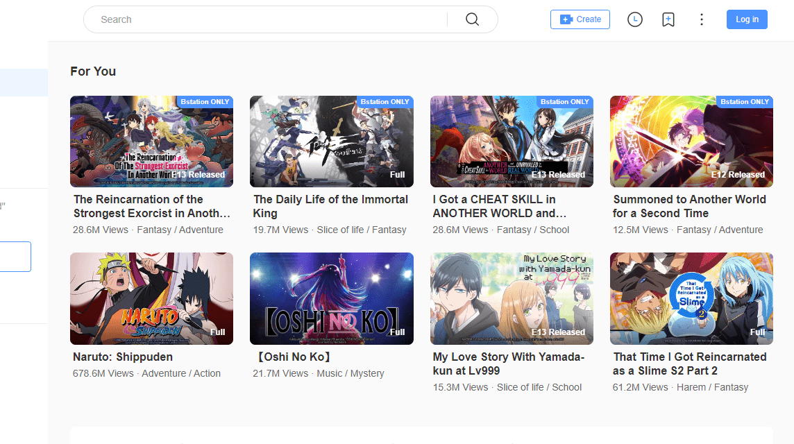 Anime Watch Websites