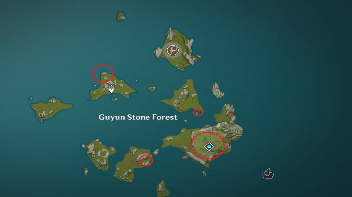 location of cast lapis guyun stone forest