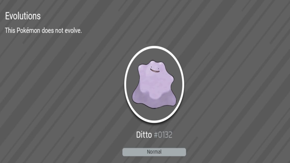 Ditto Evolves? 