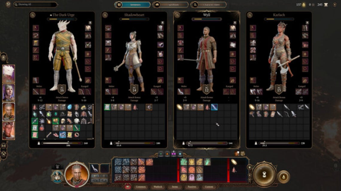 Characters in Baldurs Gate 3