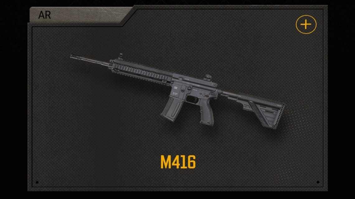 Senjata terkuat PUBG Mobile - M416