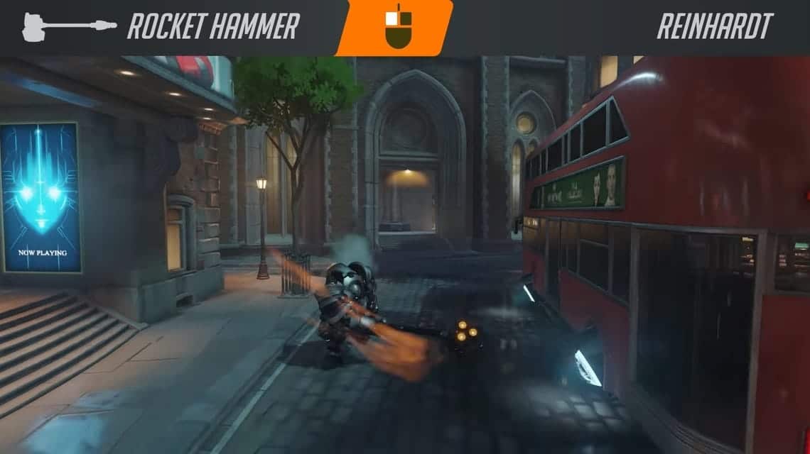 Reinhardt Overwatch Skill - Rocket Hammer