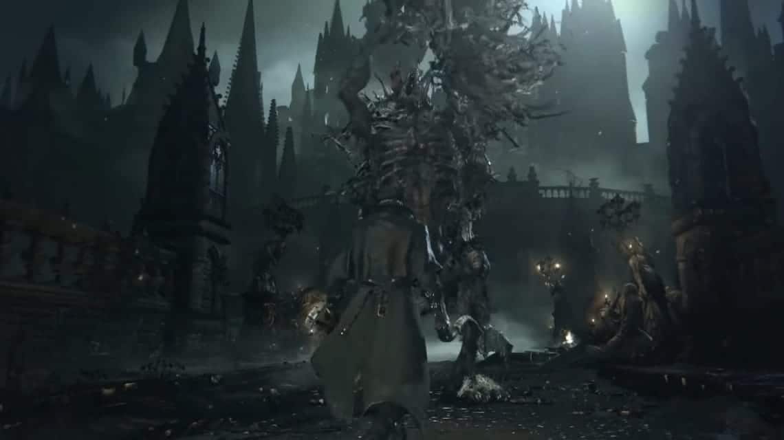 Bloodborne PS4의 전투 장면