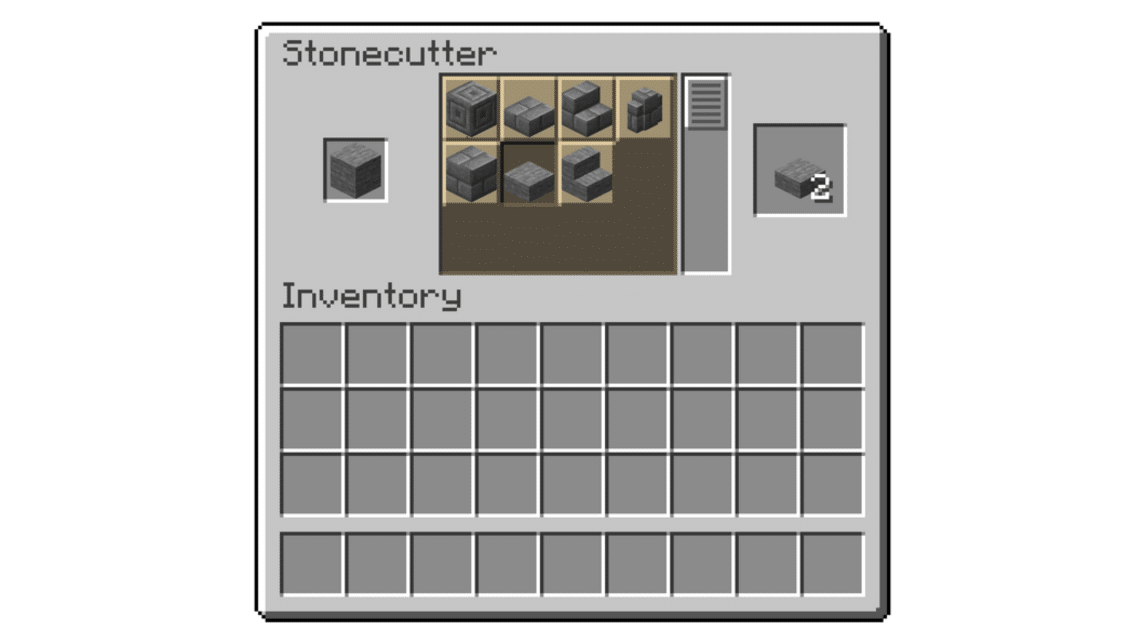 Stonecutter Menu Display