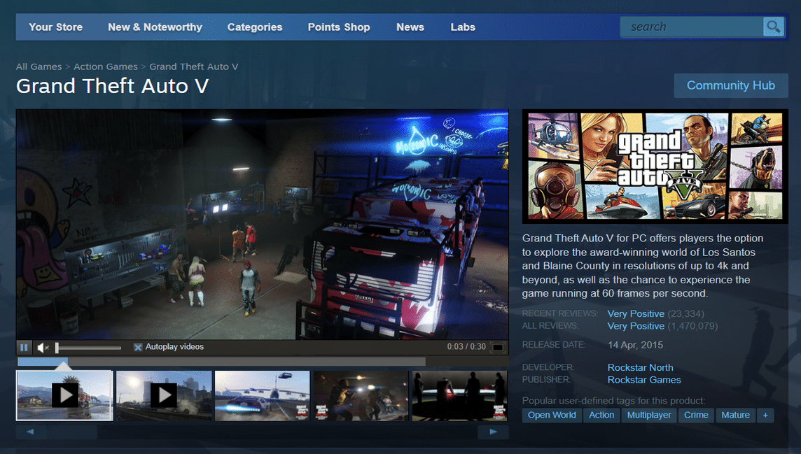 Steam GTA 5