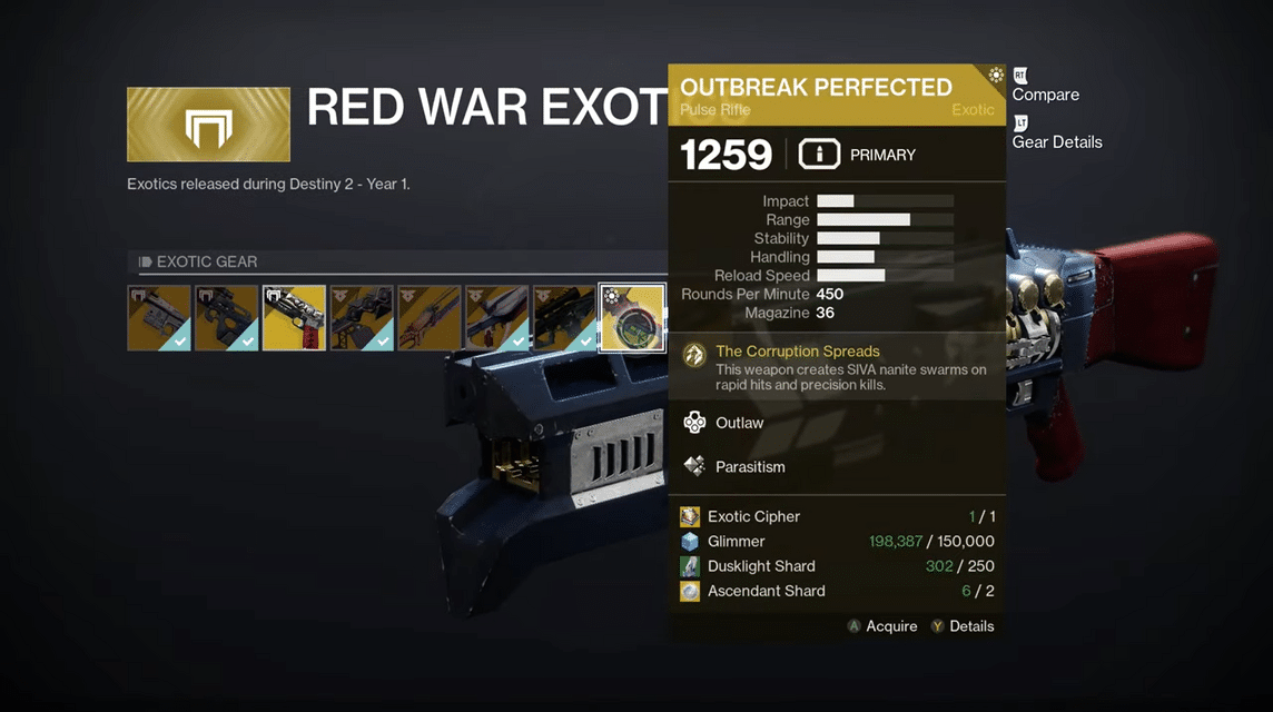 Bought Outbreak Perfected at Exotic Archive 