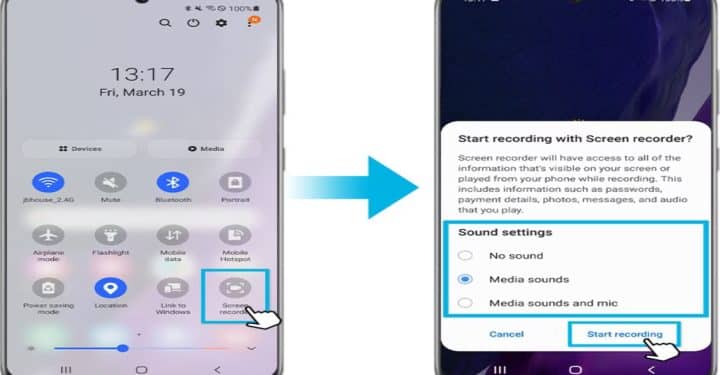 How to record screens on Samsung cellphones easily