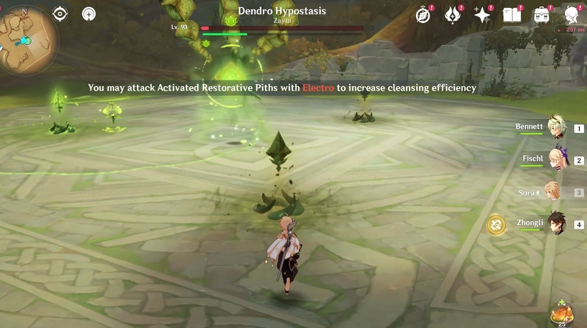 dendro hypostasis how to defeat cleansing mechanic