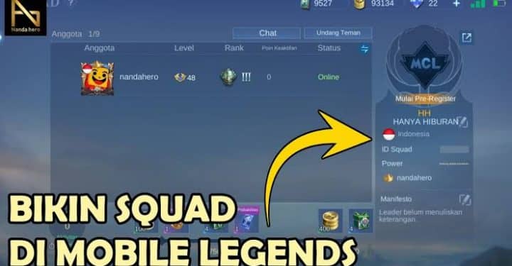 Rekomendasi Nama Squad ML Keren, Belum Digunakan!