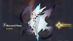 Skyward Harp Genshin Impact: 통계, 재료, 캐릭터 추천