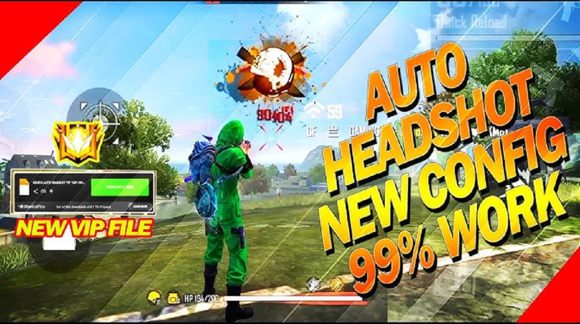 Download Auto Fire Headshot Hack Mod FF android on PC