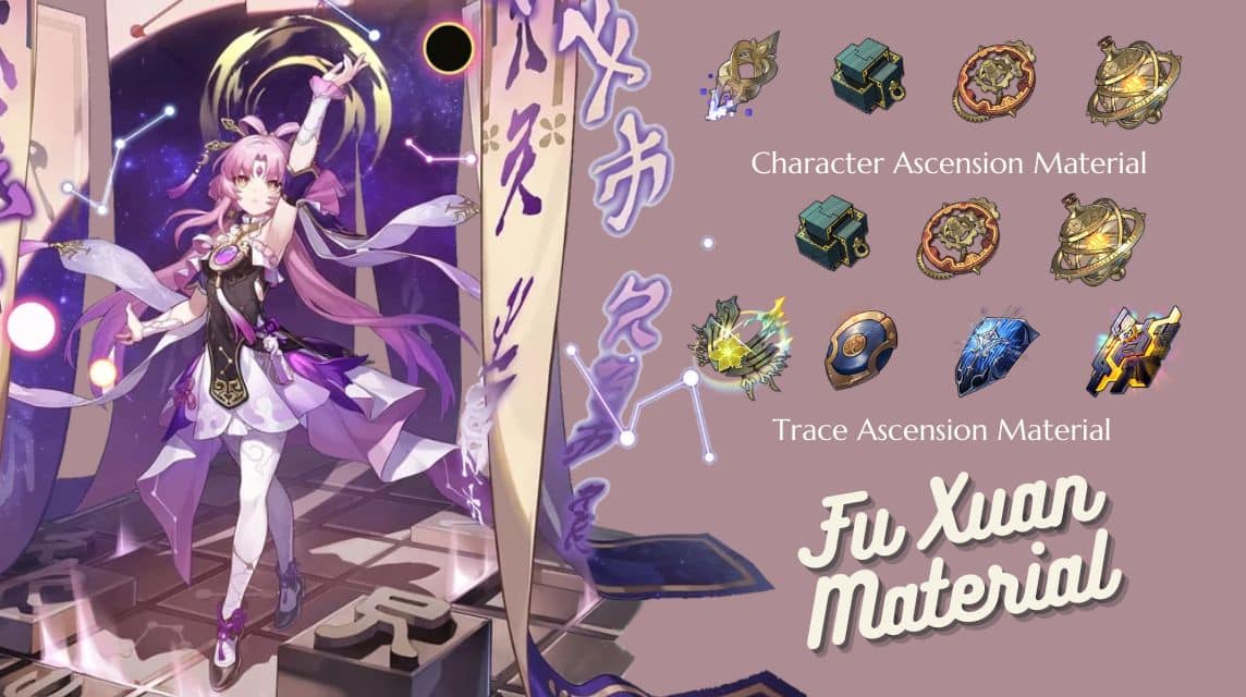 Honkai Star Rail Fu Xuan: Ascension and Trace level-up materials - Dexerto