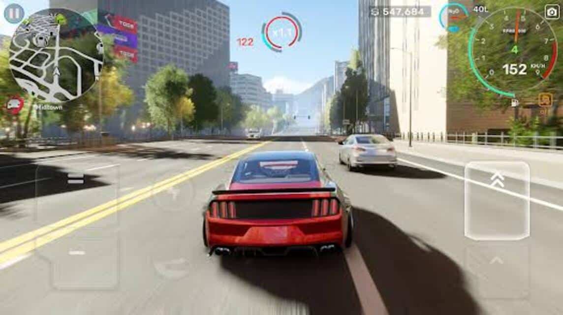 汽车X街头游戏。来源：Playstore 