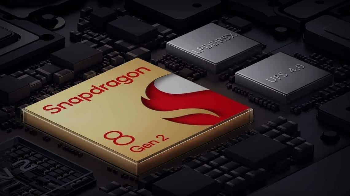 The latest generation Snapdragon 8 gen 2 chipset
